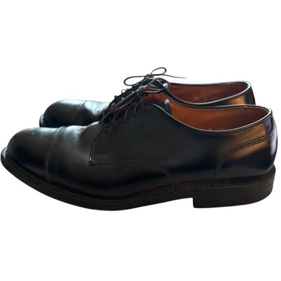 Allen Edmonds Mens Fairgate Oxford Dress Shoes Black Cap Toe Lace Up 9.5 D - Picture 5 of 9